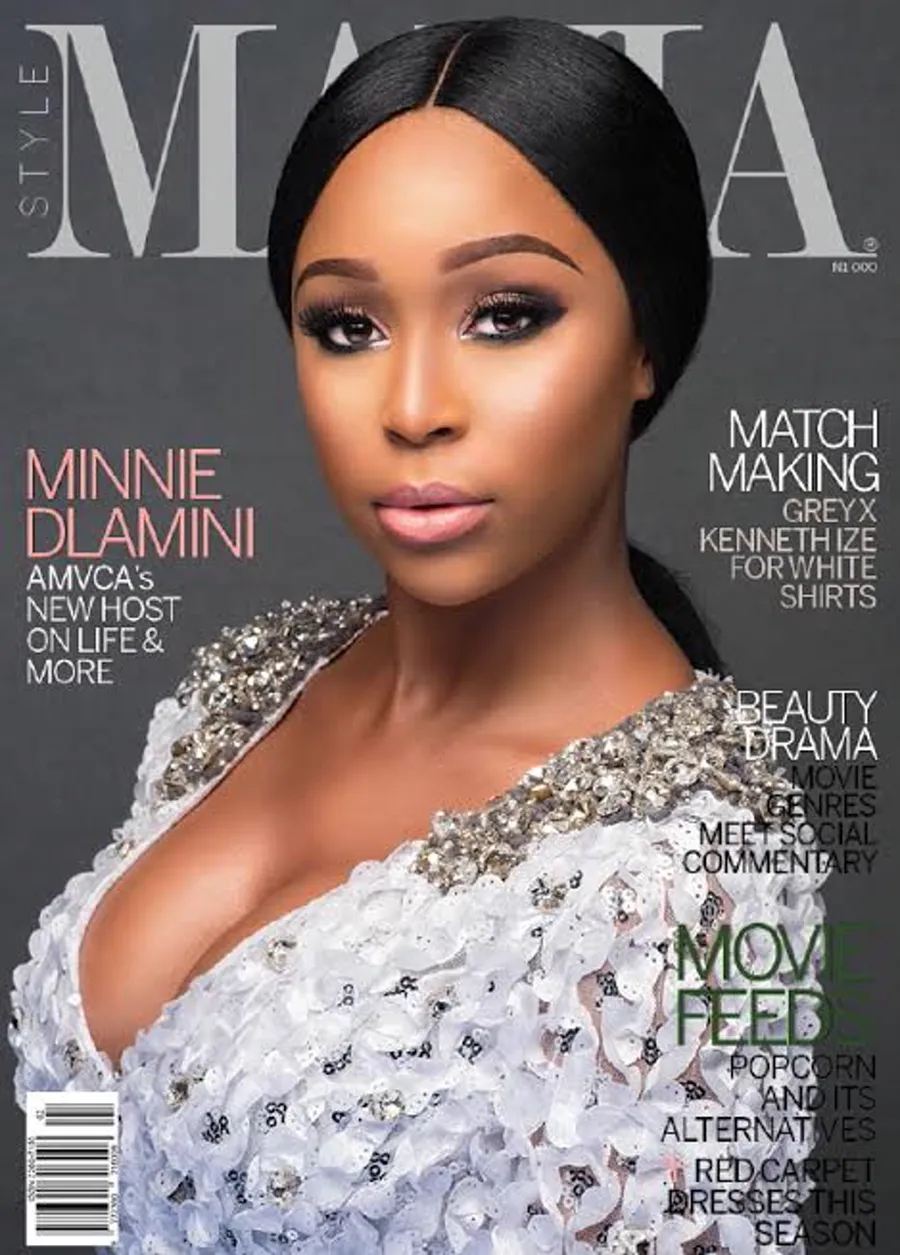 Style Maja magazine cover featuring Minnie Dlamini, AMVCAs new host